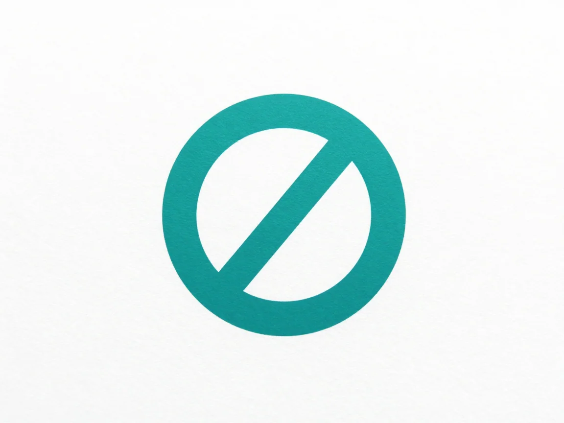 An original geometric logo symbol on a white card.