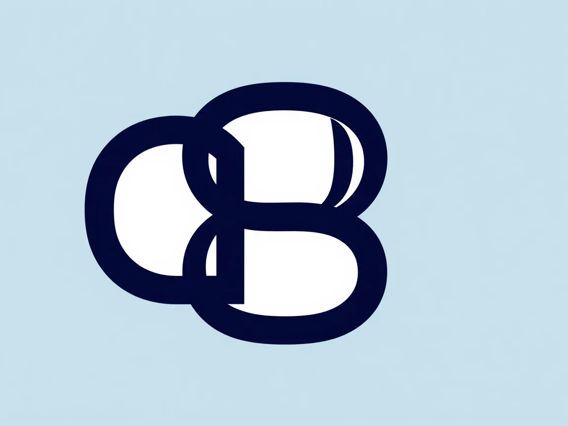 An original logo concept with enclosed spaces that need to remain open.