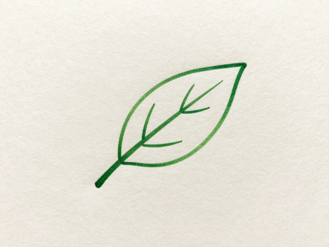 A fine-line logo concept on a lightly textured background.